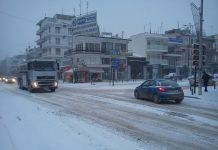 Ήπια χιονόπτωση στην Ορεστιάδα – Φόβοι για τα φράγματα της Βουλγαρίας -ακούστε