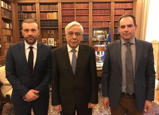 Συνάντηση K. Χατζημιχαήλ με τον Πρόεδρο της Ελληνικής Δημοκρατίας
