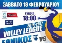 Εθνικός – Ηρακλής Θ. αύριο Σάββατο 18/2/2017