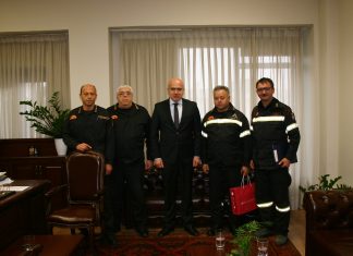 Επίσκεψη στον Περιφερειάρχη ΑΜΘ του νέου Διοικητή της Περιφερειακής Πυροσβεστικής Διοίκησης ΑΜΘ