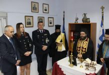 Με αφορμή την έναρξη λειτουργίας του θεσμού του Τοπικού Αστυνόμου στο Σώστη Ροδόπης πραγματοποιήθηκε τελετή αγιασμού