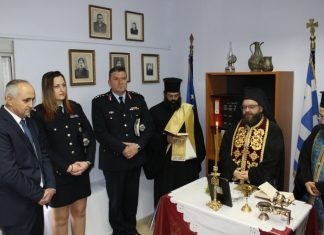Με αφορμή την έναρξη λειτουργίας του θεσμού του Τοπικού Αστυνόμου στο Σώστη Ροδόπης πραγματοποιήθηκε τελετή αγιασμού