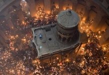 Το ανεξήγητο φαινόμενο κατά τη διάρκεια αναστήλωσης του Παναγίου Τάφου