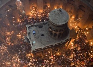 Το ανεξήγητο φαινόμενο κατά τη διάρκεια αναστήλωσης του Παναγίου Τάφου