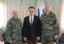 Επίσκεψη νέου Διοικητή ΧΙΙ Μεραρχίας στον Αντιπεριφερειάρχη Έβρου