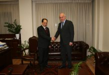 Συνάντηση του Περιφερειάρχη ΑΜΘ με τον Υπουργό Υποδομών και Μεταφορών και στελέχη της Εγνατίας Οδού