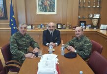 Επίσκεψη του νέου Διοικητή της ΧΙΙ Μεραρχίας στον Δήμαρχο Αλεξανδρούπολης