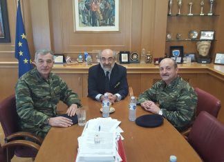 Επίσκεψη του νέου Διοικητή της ΧΙΙ Μεραρχίας στον Δήμαρχο Αλεξανδρούπολης