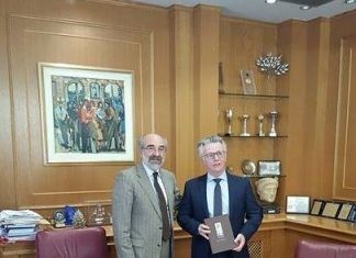 Εθιμοτυπική επίσκεψη του Γενικού Πρόξενου της Γαλλίας στη Θεσσαλονίκη στον Δήμαρχο Αλεξανδρούπολης