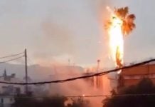 Καλαμάτα: Κεραυνός έβαλε φωτιά σε φοίνικα