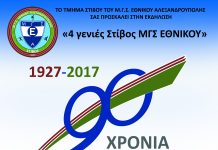 Επετειακή εκδήλωση «4 Γενιές Στίβος του ΜΓΣ Εθνικού Αλεξ/πολης»