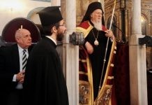 Συνάντηση του Τέρενς Κουίκ με τον Οικουμενικό Πατριάρχη Βαρθολομαίο