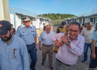 Επίσκεψη Μουζάλα στις δομές του Φυλακίου του Έβρου