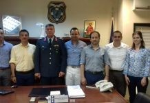 Επίσκεψη του Διοικητικού Συμβουλίου της Ένωσης Αξιωματικών Α.Μ.Θ. στην Διεύθυνση Αστυνομίας Ροδόπης