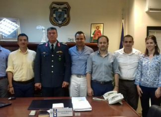 Επίσκεψη του Διοικητικού Συμβουλίου της Ένωσης Αξιωματικών Α.Μ.Θ. στην Διεύθυνση Αστυνομίας Ροδόπης