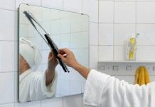 Εξαφάνισε τους λεκέδες από τους καθρέφτες του μπάνιου με…