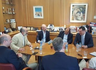 Συνάντηση του Δημάρχου Αλεξανδρούπολης, Ευάγγελου Λαμπάκη με τον νέο Πρόεδρο του Σ.Ε.Τ.Ε., Γιάννη Α. Ρέτσο