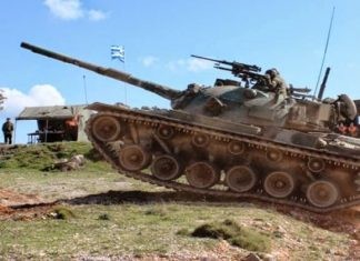 Απάντηση στην τουρκική αντιαρματική τάφρο στο Κάραγατς από το Δ’ΣΣ