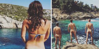 Τουρίστες έρχονται στην Ελλάδα κατεβάζουν τα παντελόνια τους και φωτογραφίζουν τα οπίσθιά τους