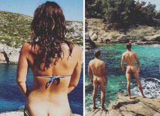 Τουρίστες έρχονται στην Ελλάδα κατεβάζουν τα παντελόνια τους και φωτογραφίζουν τα οπίσθιά τους