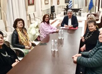 Ο Χριστόδουλος Τοψίδης συναντήθηκε με τον Φιλανθρωπικό Σύλλογο «ΜΕΡΙΜΝΑ» στην Αλεξανδρούπολη