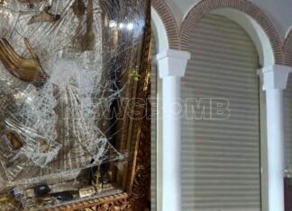 Ο ιερέας που τοποθέτησε ρολά ασφαλείας σε ναό του Κορυδαλλού δηλώνει: «Φοβόμαστε πολύ»