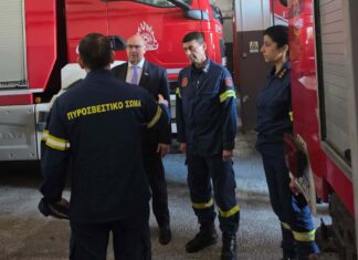 Έβρος-ΑΜΘ: Επισκέψεις Γενικού Γραμματέα Πολιτικής Προστασίας σε Πυροσβεστικές Υπηρεσίες Καβάλας και Ξάνθης