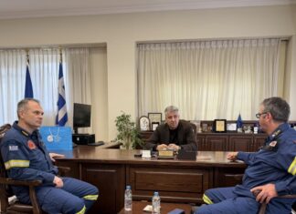 Συνάντηση Περιφερειάρχη ΑΜ-Θ με τον Συντονιστή Επιχειρήσεων Πυροσβεστικού Σώματος