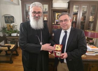 Συνάντηση του Μητροπολίτη Αλεξανδρούπολης Άνθιμου με τον Γ.Γ. της Αποκεντρωμένης Διοίκησης Δημήτριο Γαλαμάτη