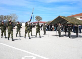 Ορεστιάδα: Αλλαγή διοίκησης στην ΤΔ 21 Μ/Κ ΣΠ «ΔΡΑΜΑ» στο στρατόπεδο «Καρύδα»