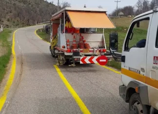 Ροδόπη: Ολοκληρώθηκε η διαγράμμιση σε 37 χλμ. ορεινού οδικού δικτύου στον Δήμο Αρριανών
