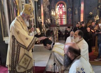 Χειροτονία εις Πρεσβύτερον του διακόνου Αθανασίου Τριανταφύλλου στον Άγιο Νικόλαο