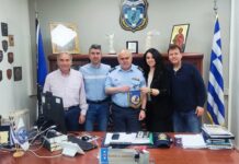 Εθιμοτυπική επίσκεψη της Διεθνούς Ένωσης Αστυνομικών στον Γενικό Περιφερειακό Αστυνομικό Διευθυντή ΑΜ-Θ
