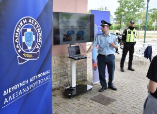 Αλεξανδρούπολη: Βιωματική δράση κυκλοφοριακής αγωγής από την Τροχαία σε μαθητές Γυμνασίου