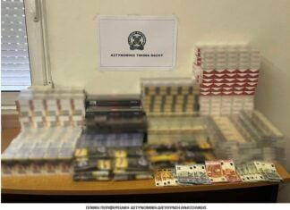 Δύο συλλήψεις στη Θάσο για διακίνηση λαθραίων τσιγάρων και καπνού – Κατασχέθηκαν 941 πακέτα τσιγάρων
