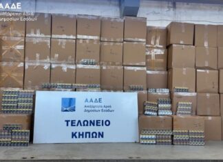 Κήποι Έβρου: Κατασχέθηκαν πάνω από 5,6 εκατ. λαθραία τσιγάρα σε φορτηγό με προορισμό τη Γαλλία