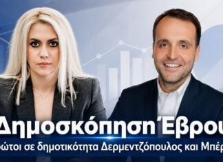 Δημοσκόπηση στον Έβρο: Πρώτοι σε δημοτικότητα Δερμεντζόπουλος και Μπέρδου